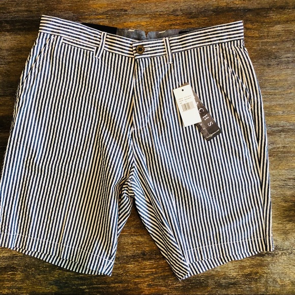 NEW Jachs New York Navy White Striped Shorts 32 - Picture 8 of 8
